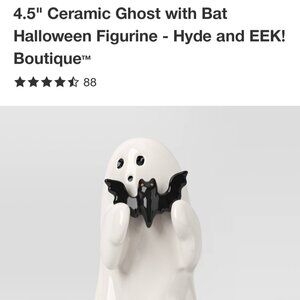 Viral Hyde and EEK Ghost with bat from Target
